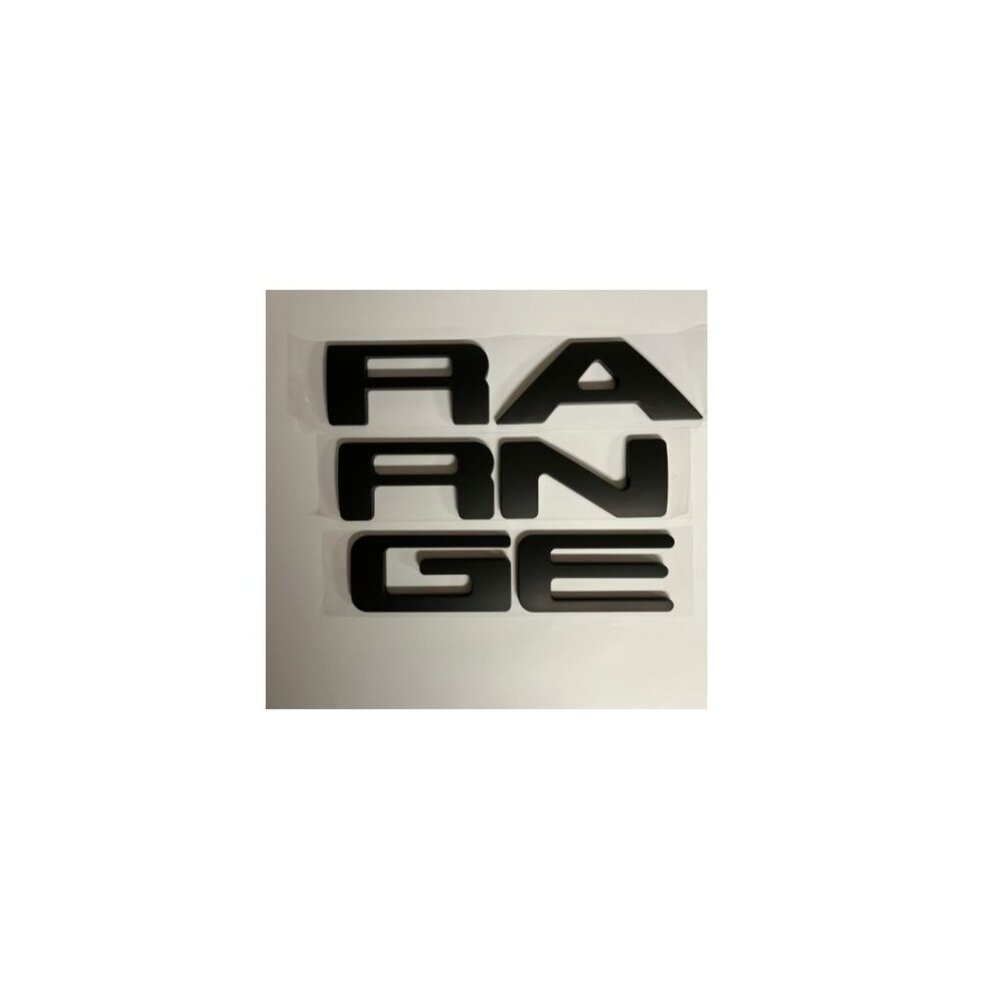 2019 - 2023 Ranger 3D Raised Letters for Tailgate || MATTE BLACK || NEW